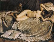 The fem on lie down on the sofa Gustave Caillebotte
